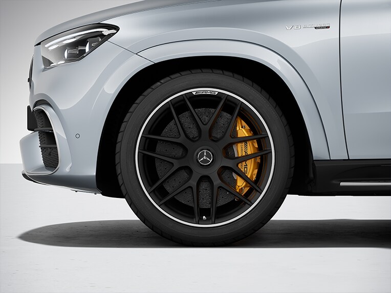 L’impianto frenante AMG in materiale composito ad alte prestazioni della nuova Mercedes-AMG GLE Coupé.