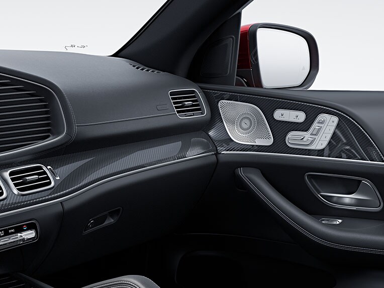 Gli inserti in carbonio AMG della Mercedes-AMG GLE Coupé.