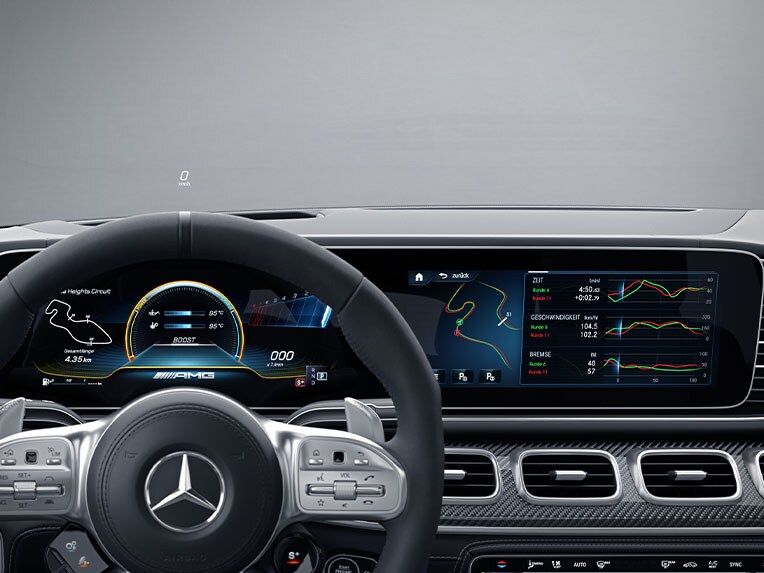 AMG TRACK PACE della Mercedes-AMG GLE Coupé.