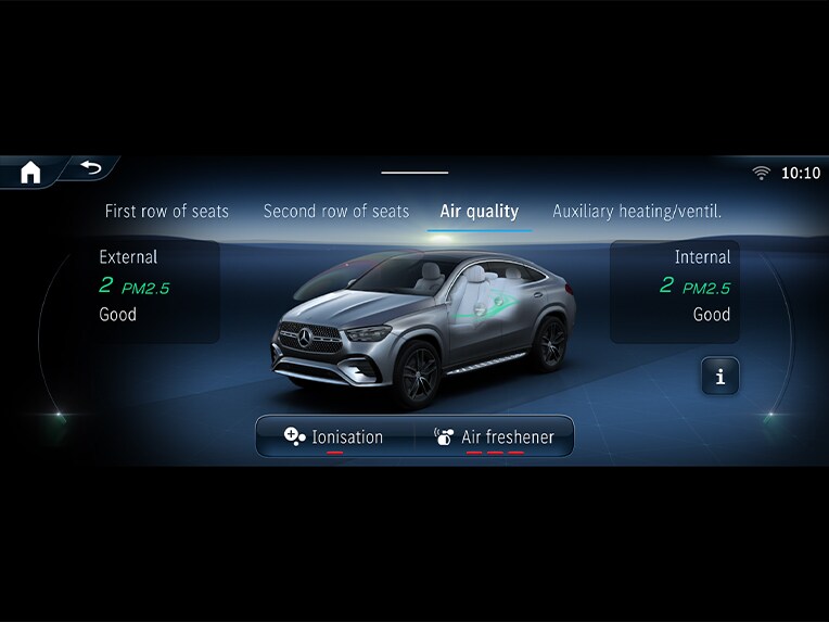 ENERGIZING AIR CONTROL im Mercedes-Benz GLE Coupé.