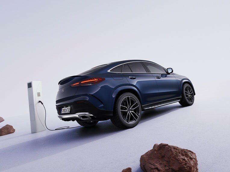 Le GLE 350 de 4MATIC Coupé avec technologie hybride EQ de Mercedes-Benz.
