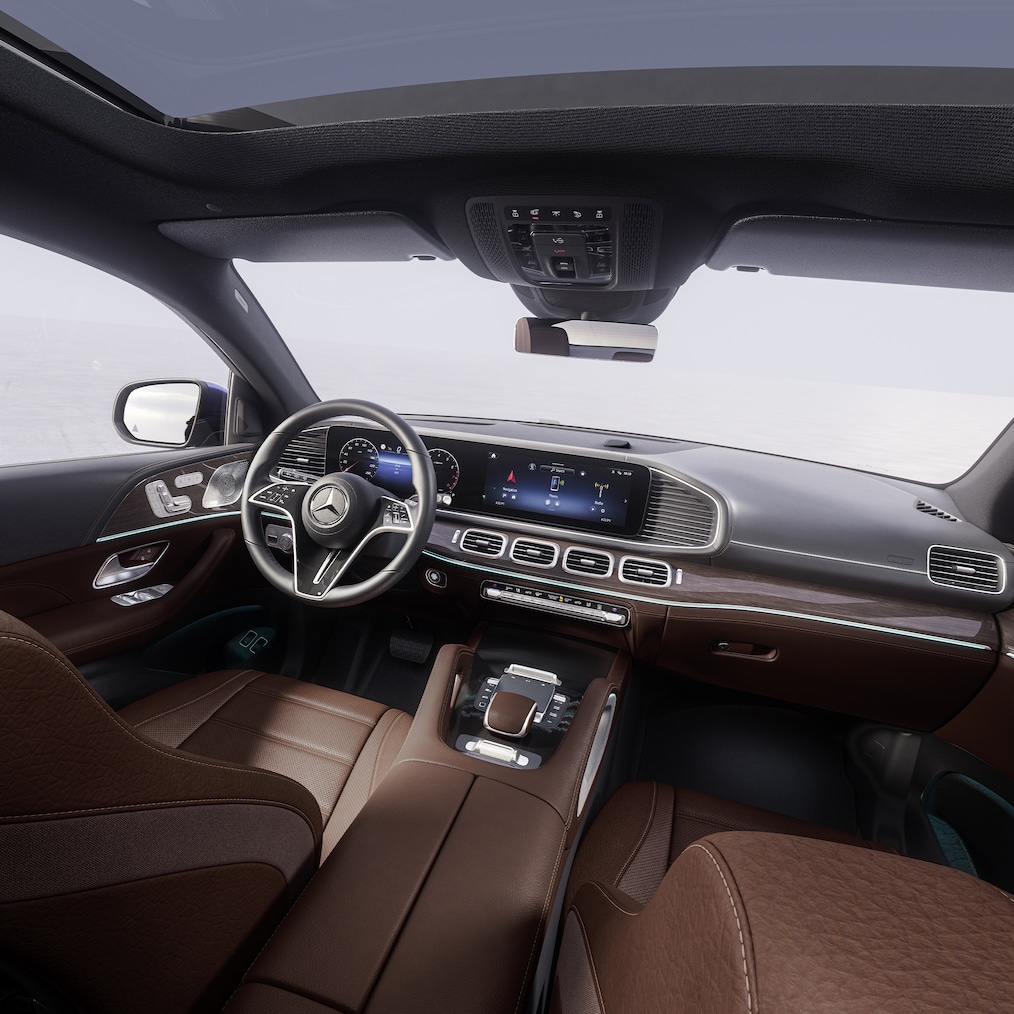 Il touchpad della Mercedes-Benz GLE Coupé.