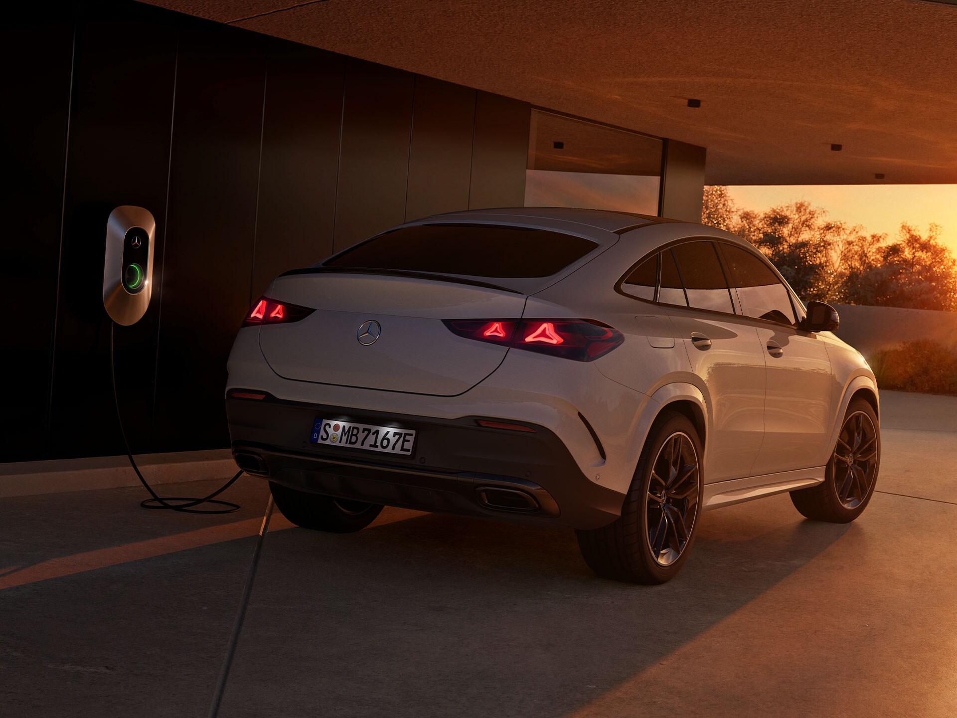 Il GLE Coupé di Mercedes-Benz come ibrido plug-in.