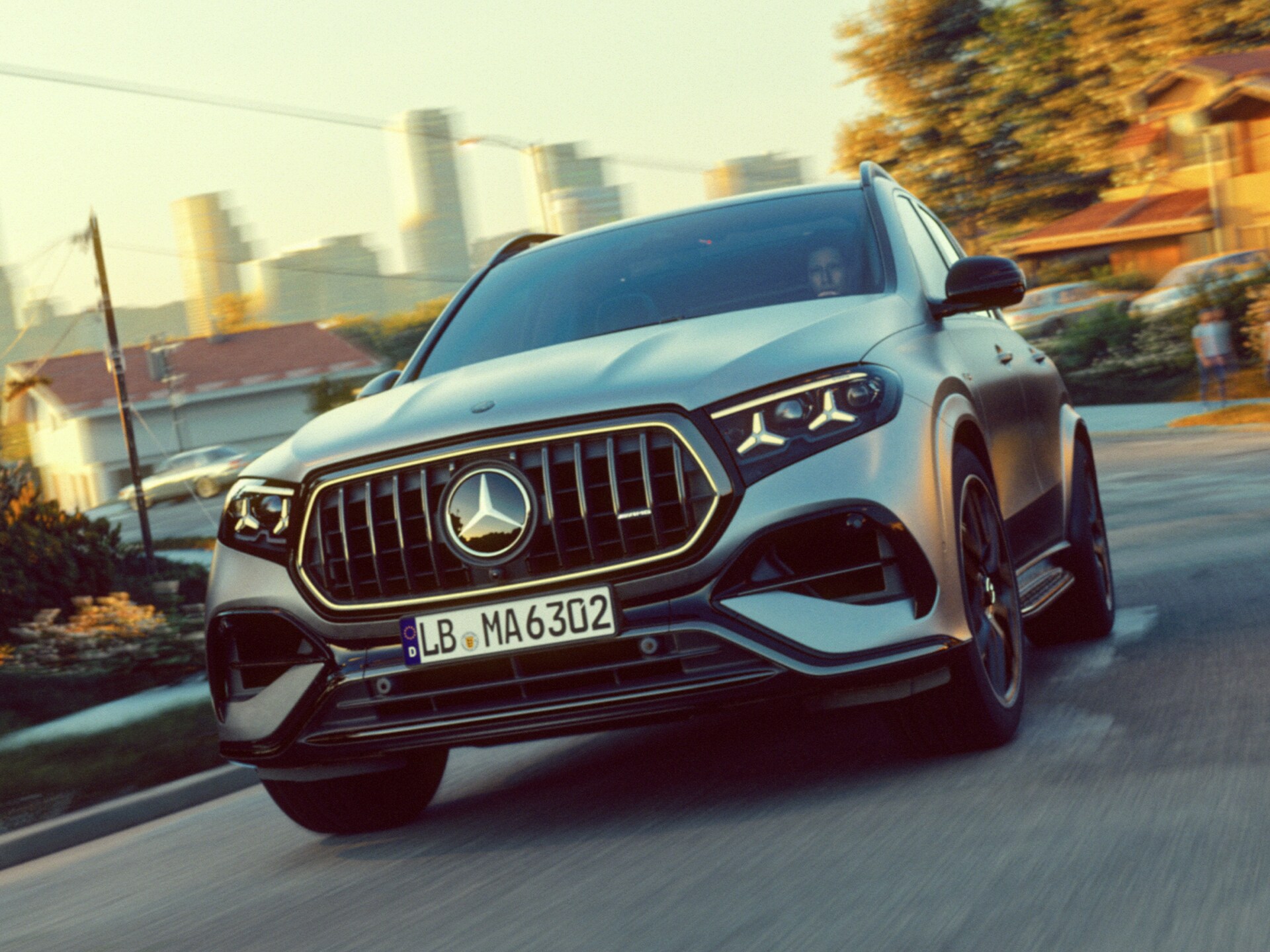 Das neue Frontdesign des Mercedes-AMG GLE 63 S SUV.