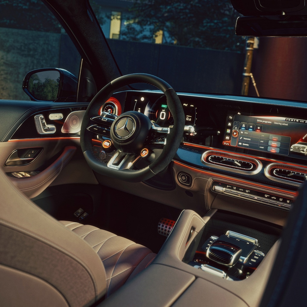 Die AMG Sitze im GLE 53 4MATIC+ von Mercedes-AMG.