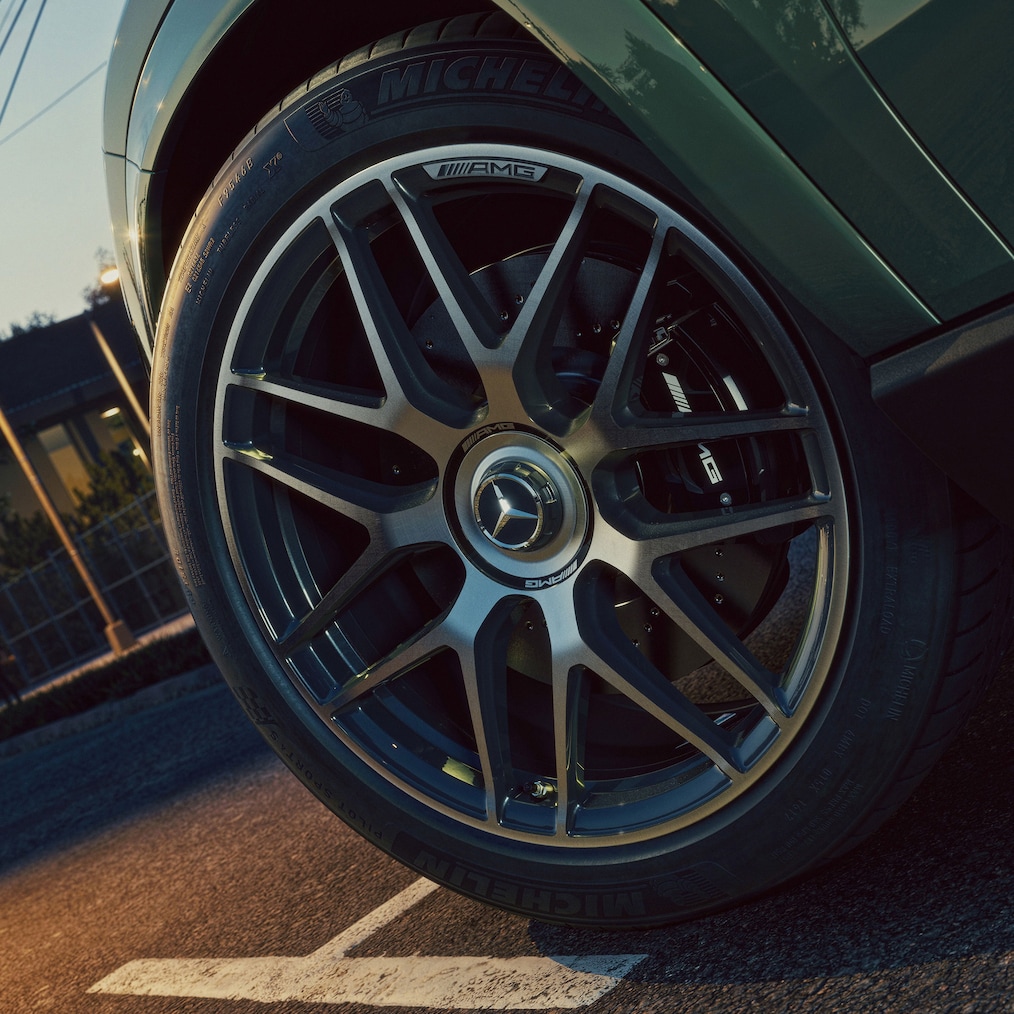 Die Performance-Räder des GLE 53 4MATIC+ von Mercedes-AMG.