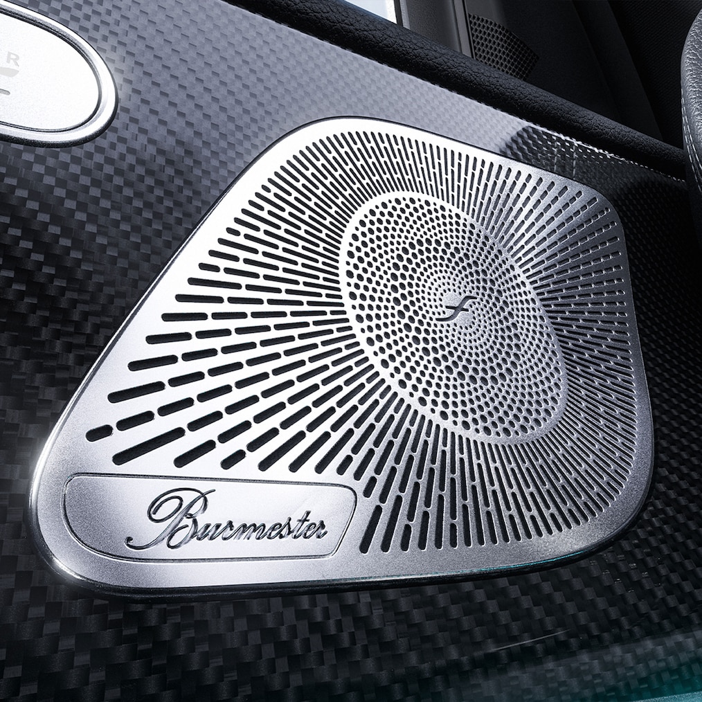Un altoparlante del Surround Sound System Burmester® della Mercedes-Benz GLE.