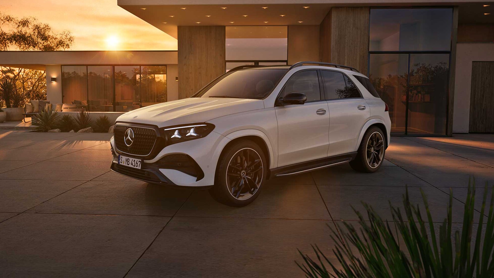 L'extérieur du nouveau GLE de Mercedes-Benz.