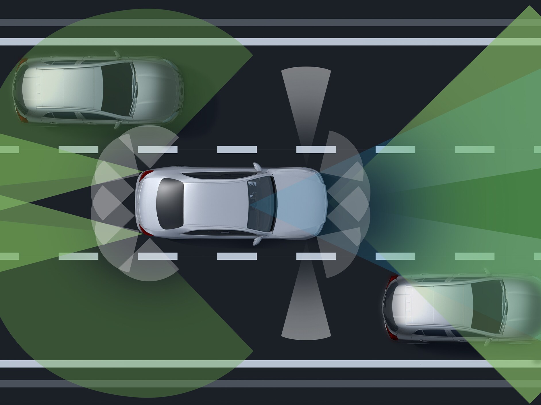 Das Fahrassistenz-Paket des GLS von Mercedes-Benz.