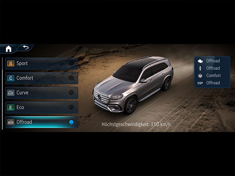DYNAMIC SELECT im GLS von Mercedes-Benz.