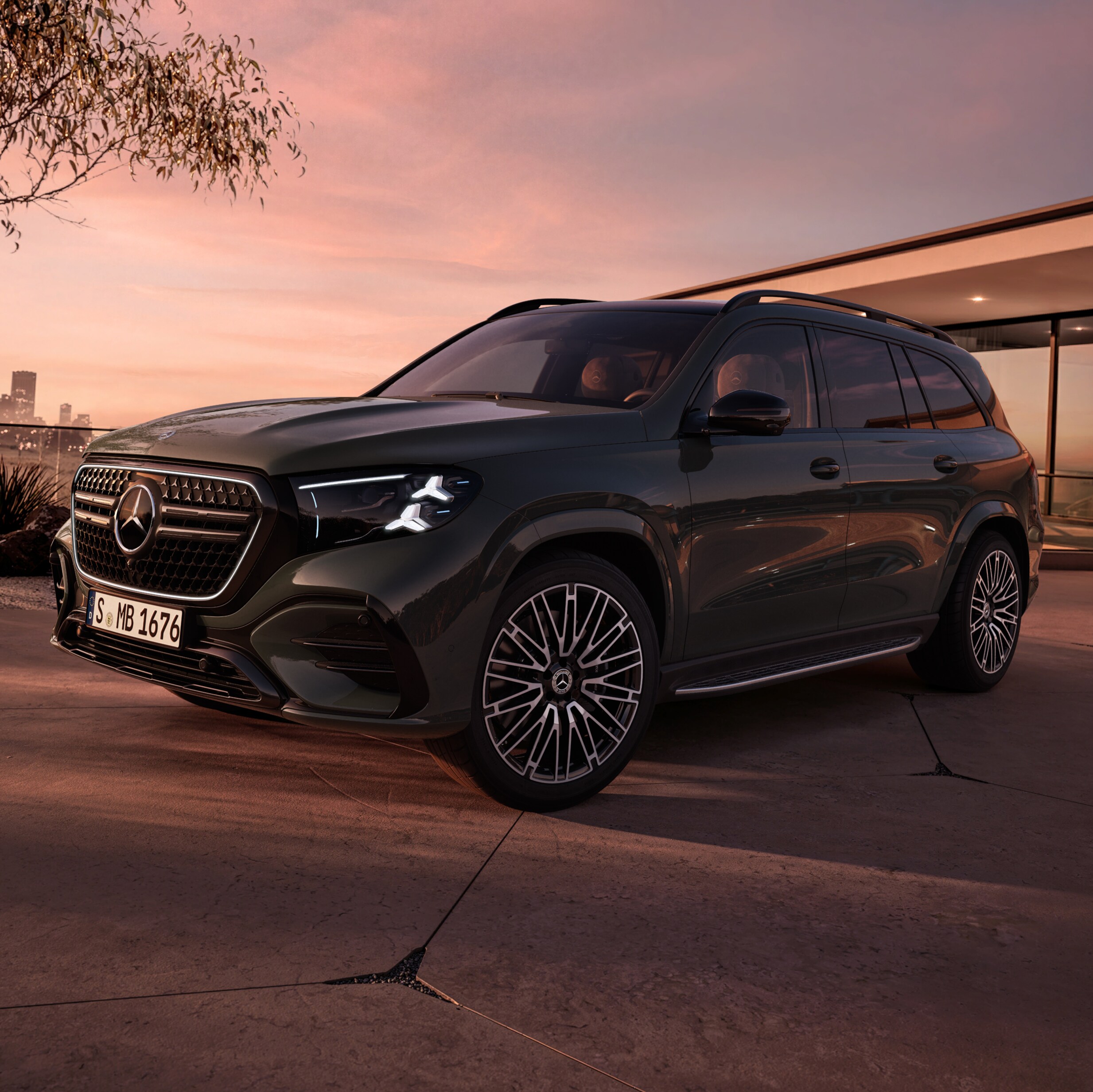 L’extérieur du nouveau GLS de Mercedes-Benz.