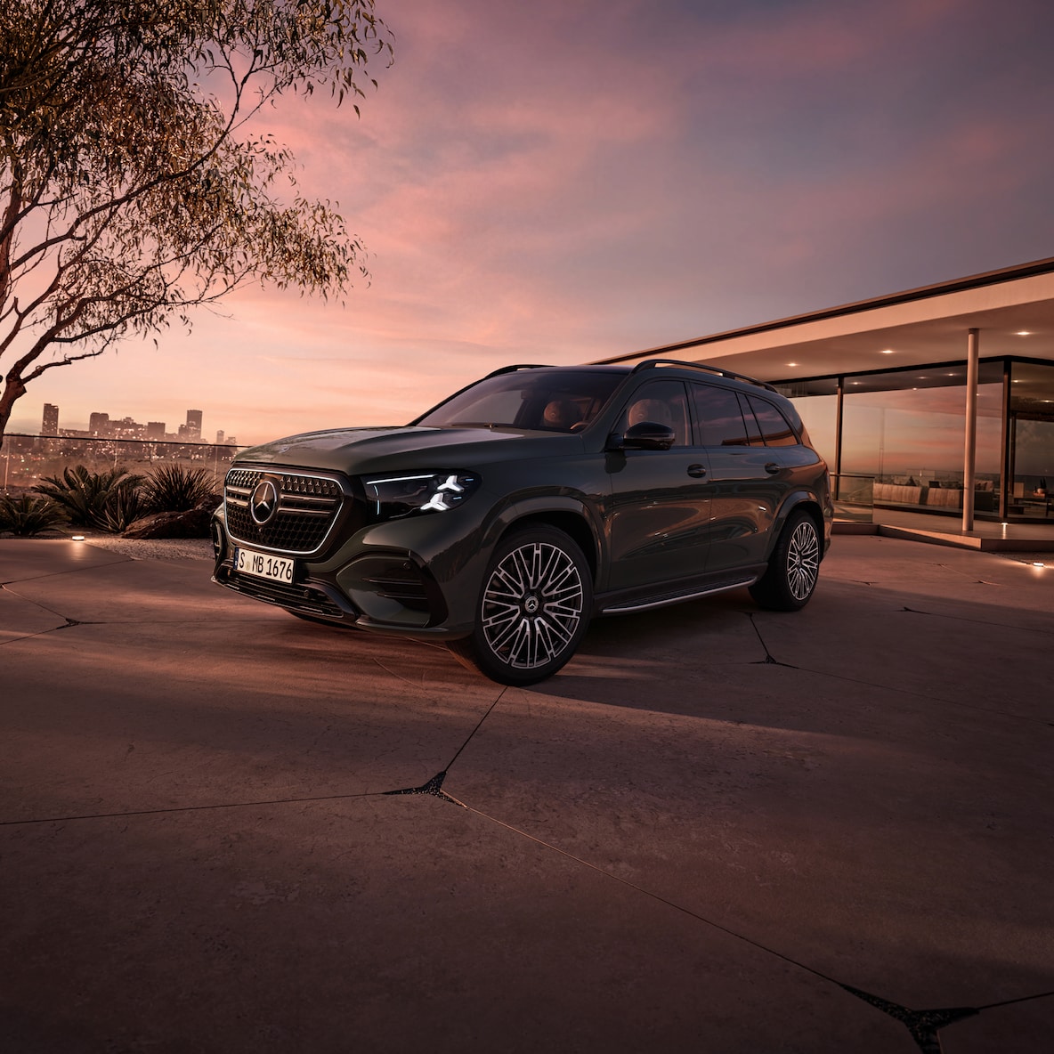 Extérieur du nouveau GLS de Mercedes-Benz.