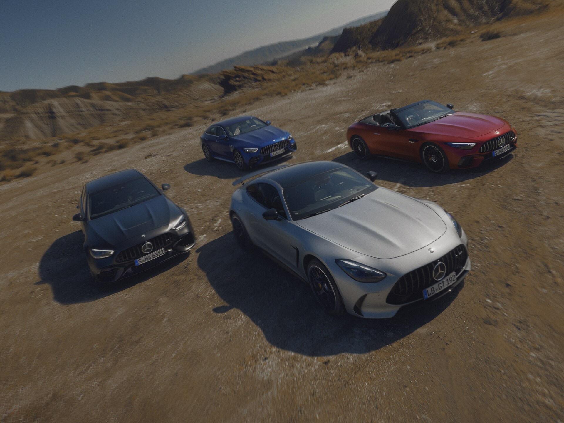 Aperçu des modèles de Mercedes-AMG.