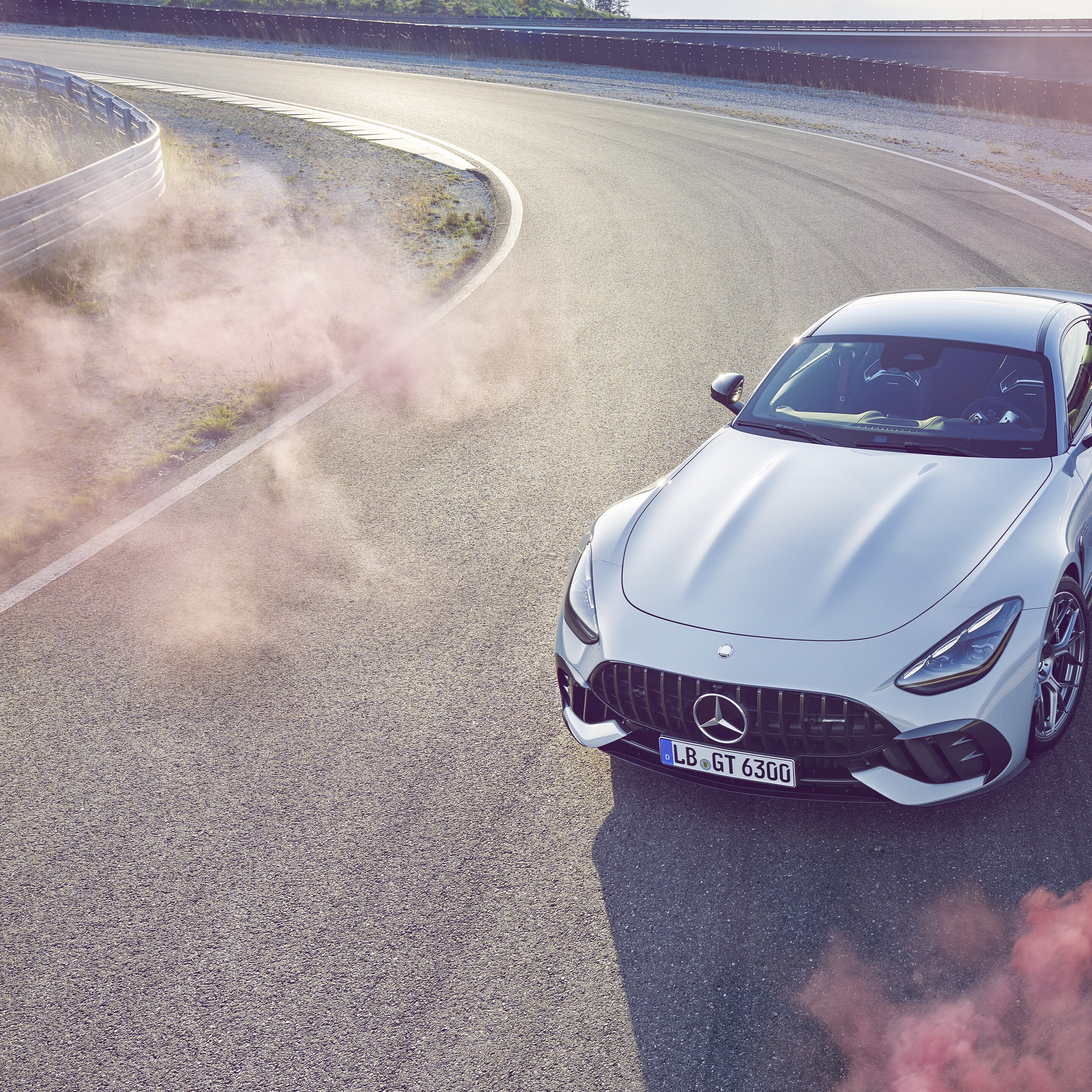 The illustration of Mercedes-AMG power.