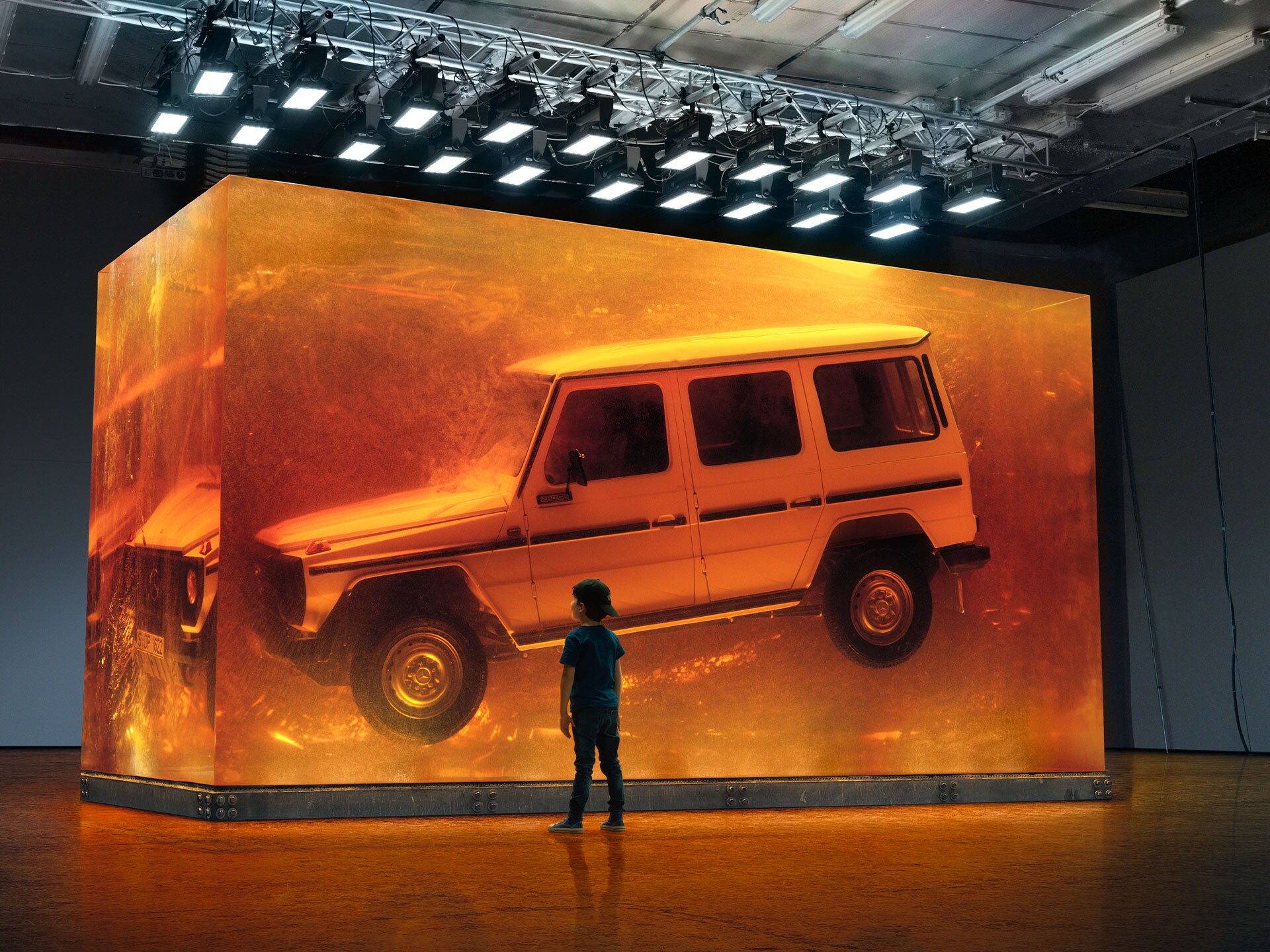 Die Mercedes-Benz G-Klasse.