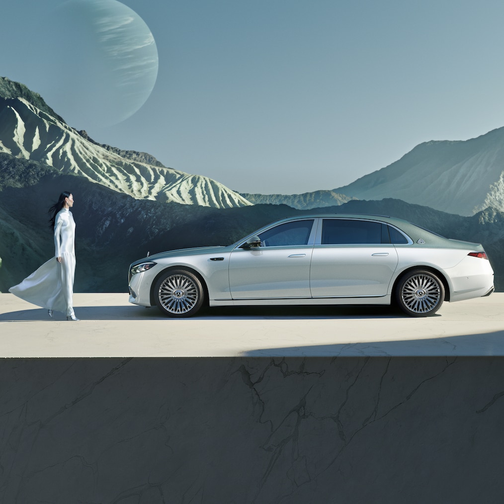 La peinture bicolore Mercedes-Maybach.