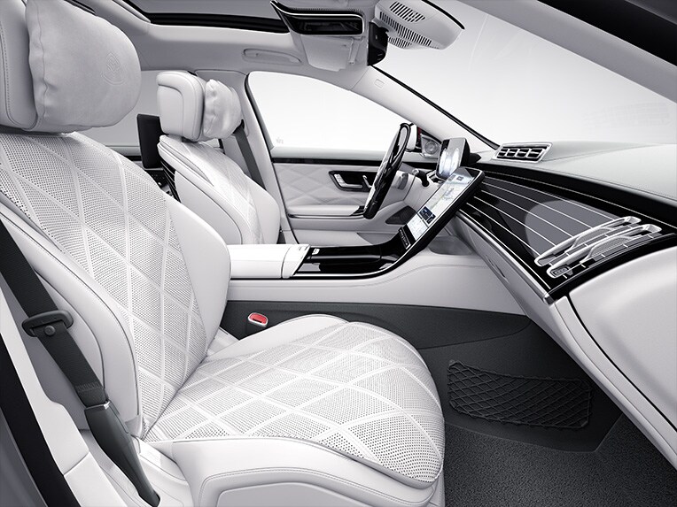 L’intérieur de la Mercedes-Maybach Classe S avec Pack Exclusif.