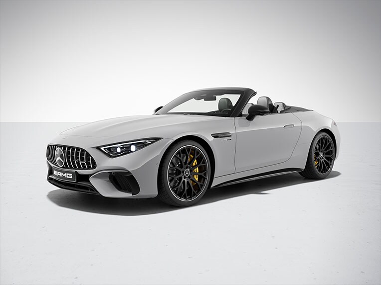 Gli esterni della Mercedes-AMG SL Roadster con pacchetto Night AMG.