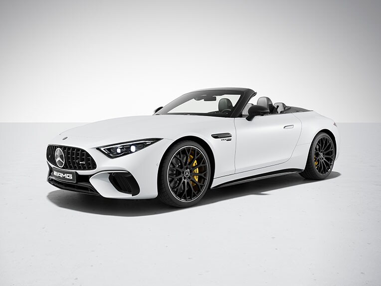 L'extérieur de la Mercedes-AMG SL Roadster avec le Pack Nuit AMG II.
