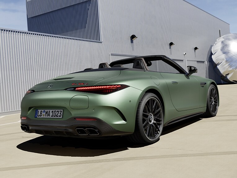 L'arrière de la Mercedes-AMG SL 63 S E PERFORMANCE.