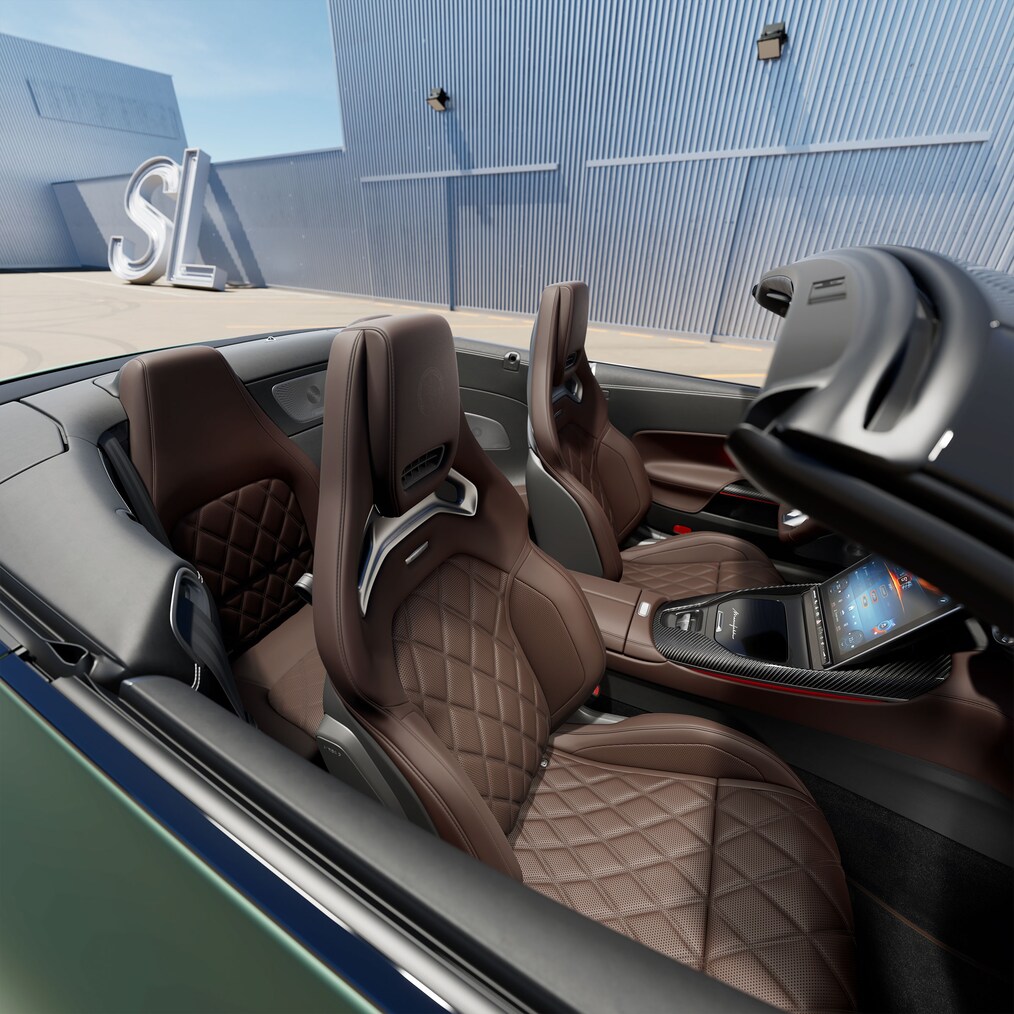 L'habitacle de la Mercedes-AMG SL&nbsp;63&nbsp;S E&nbsp;PERFORMANCE.