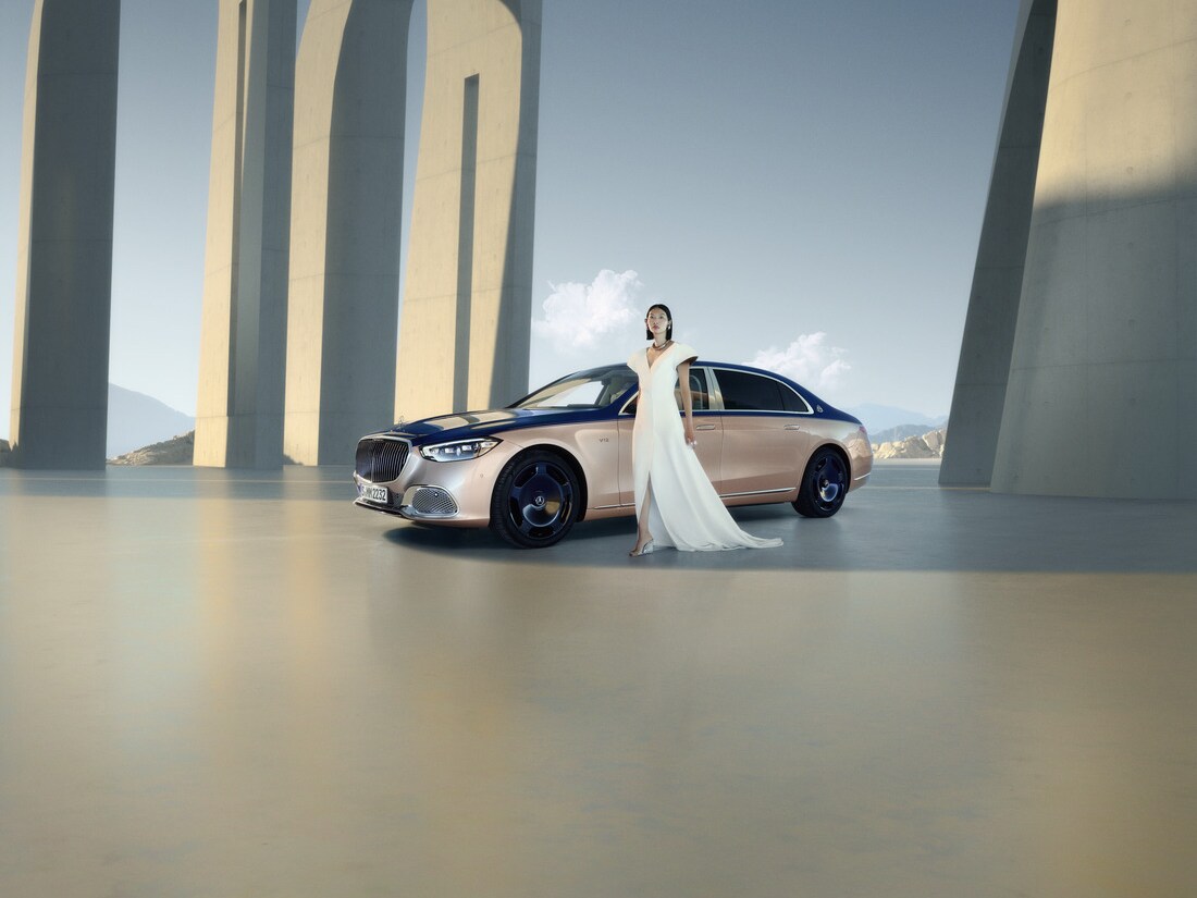 Mercedes-Maybach S-Klasse Haute Voiture schimmernde Rosé-Nuance