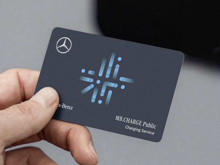 Identifiez-vous avec votre carte de recharge MB.CHARGE Public.