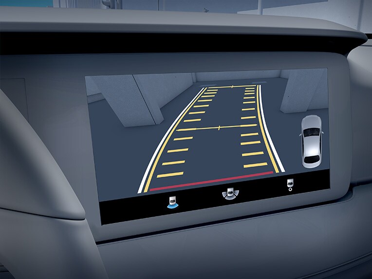 Le mode de fonctionnement du Pack Stationnement avec caméra de recul de Mercedes-Benz.