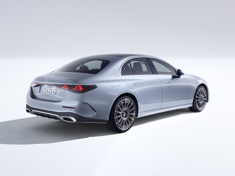 L’arrière de la nouvelle Classe E Berline de Mercedes-Benz.