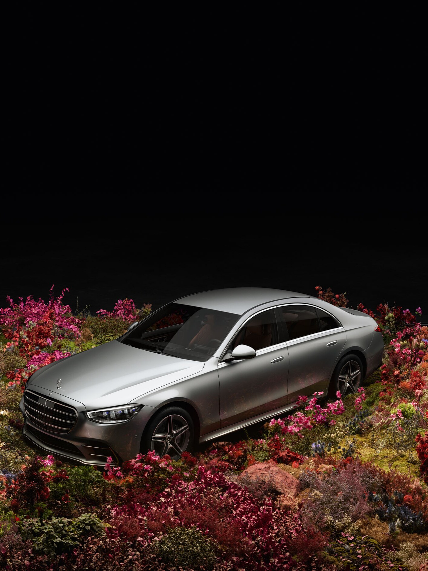 Une image illustrant la technologie des groupes motopropulseurs de Mercedes-Benz.