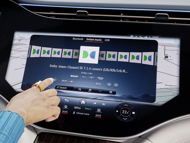 Unterstützung von Dolby Atmos® für Amazon Music | MBUX Entertainment Update | Mercedes-Benz