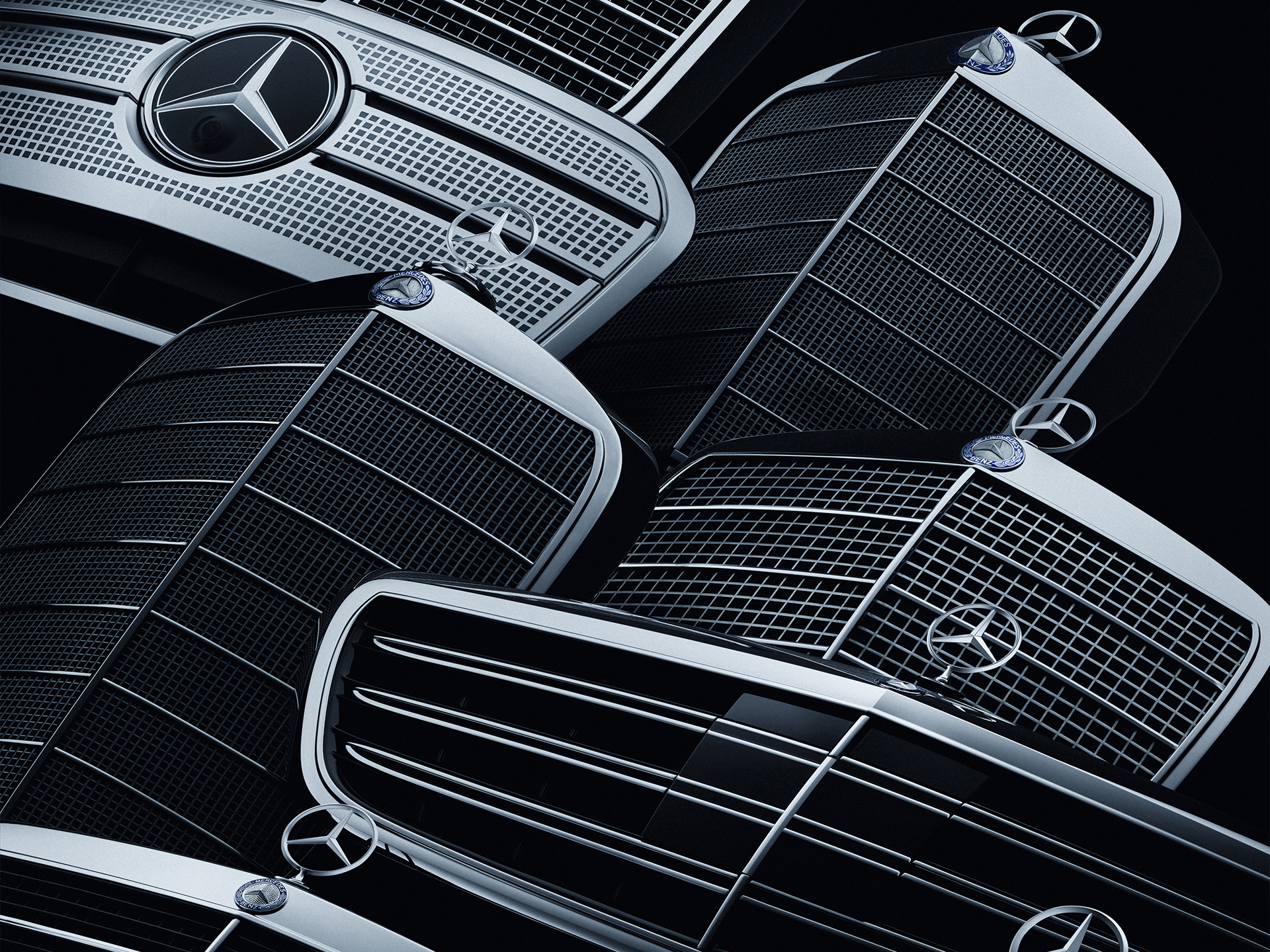Qualité | Mercedes-Benz Collection de protège-radiateurs Mercedes-Benz.