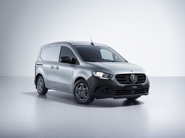 Le Mercedes-Benz eCitan fourgon avec la ligne d'équipement PRO.