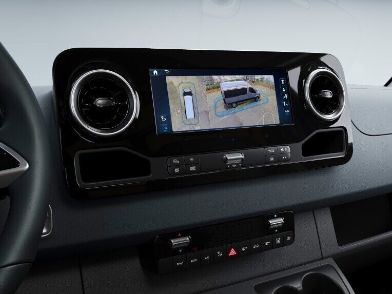 Les caméras panoramiques pour le Mercedes-Benz eSprinter châssis-cabine.