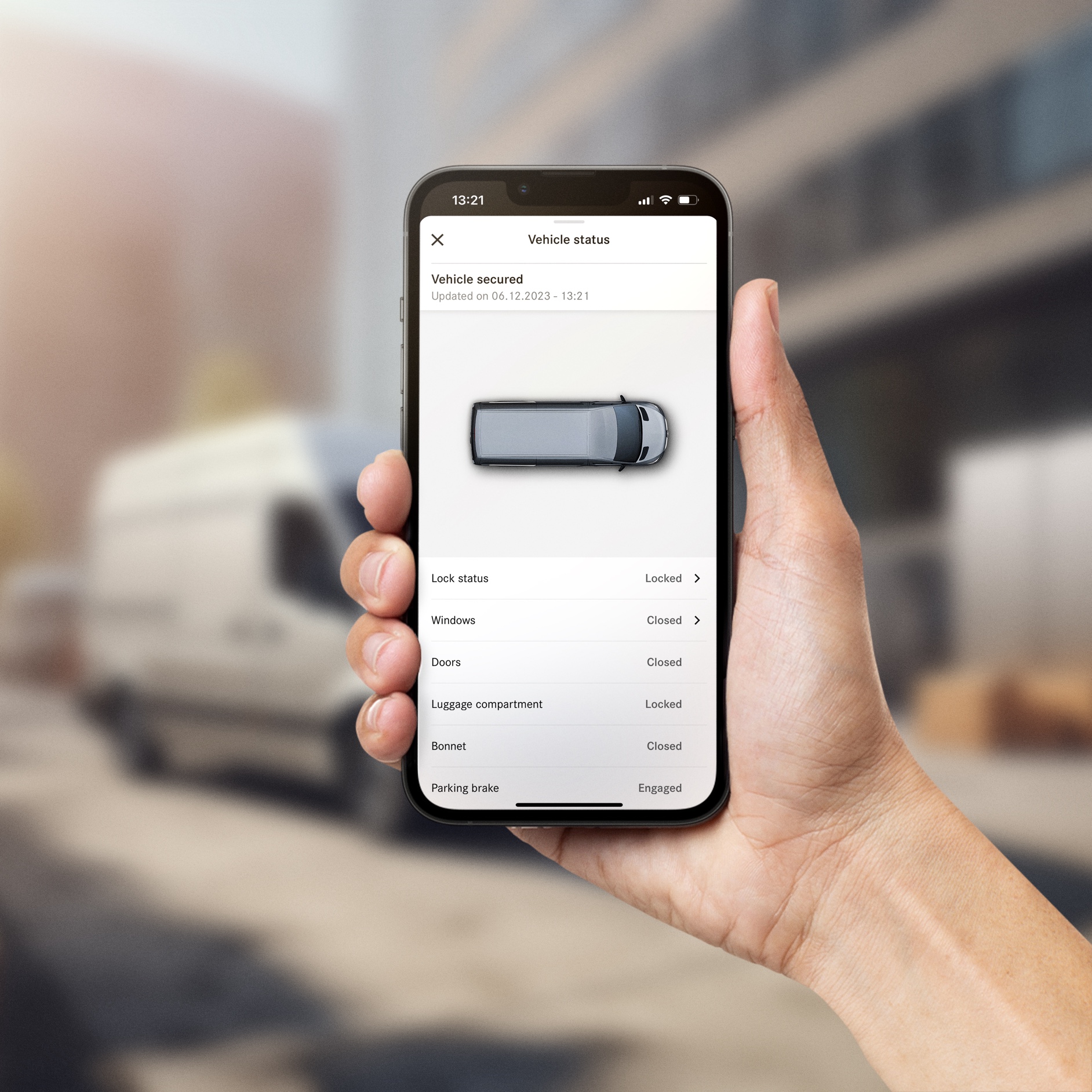 Digitale Extras | Sprinter Kastenwagen | Mercedes-Benz Digitale Extras für einen Mercedes-Benz Transporter.
