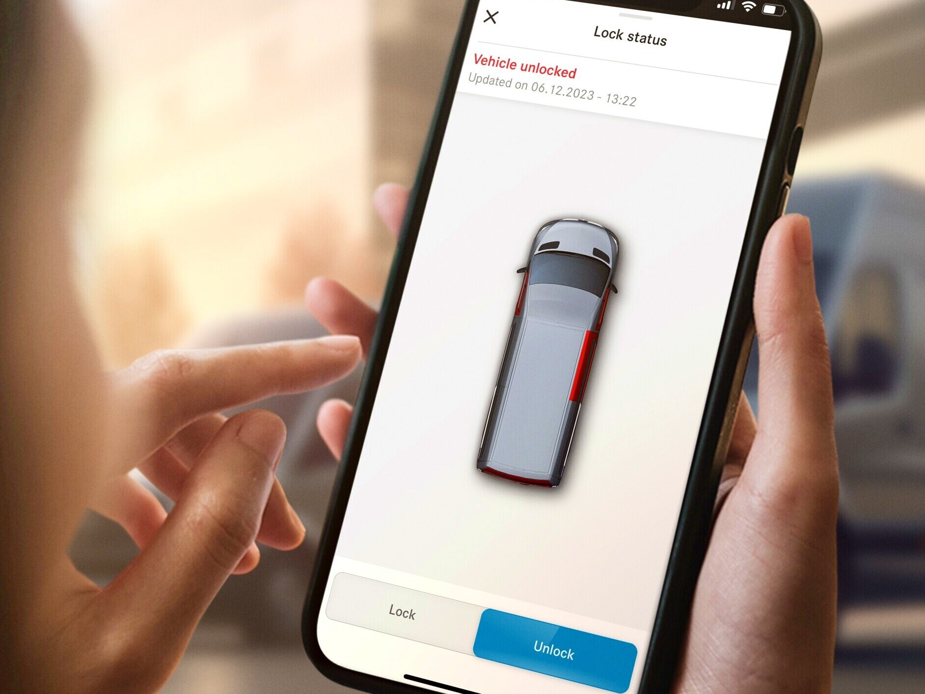 Les services connectés pour un utilitaire léger Mercedes-Benz.