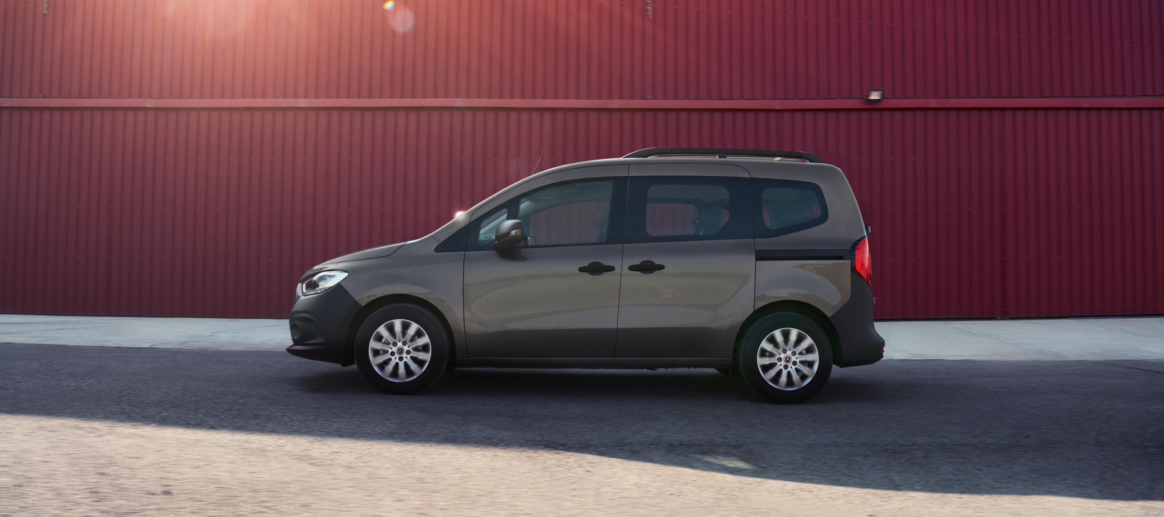 Fahrzeugvergleich | Citan Tourer | Mercedes-Benz Das Exterieur des Mercedes-Benz Citan Tourer.