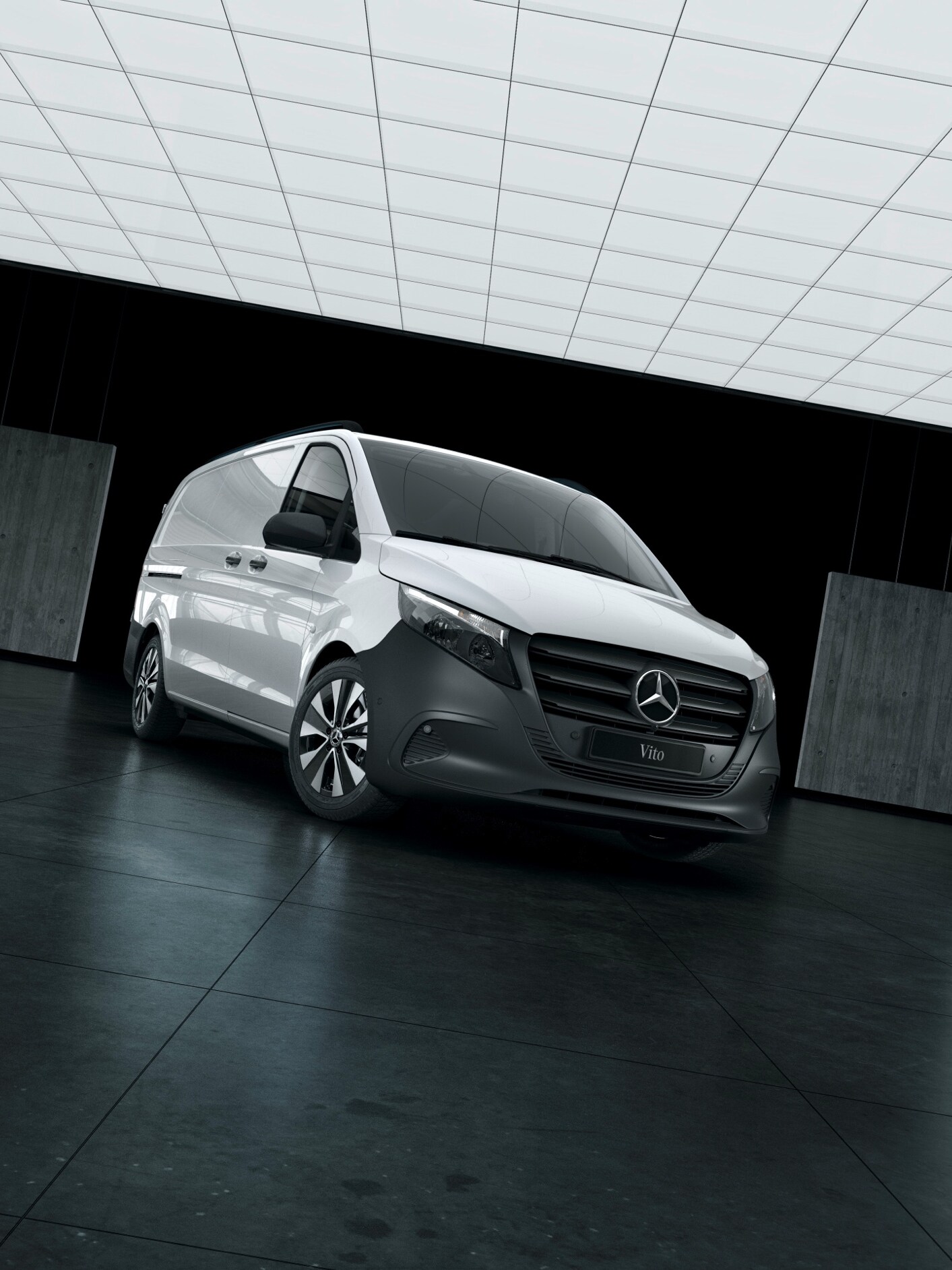 Mercedes-Benz Vito Furgone in un deposito.