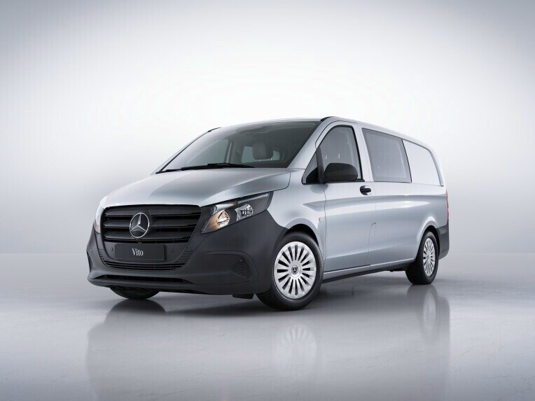 Das Basisfahrwerk Plus des Mercedes-Benz Vito Mixto.