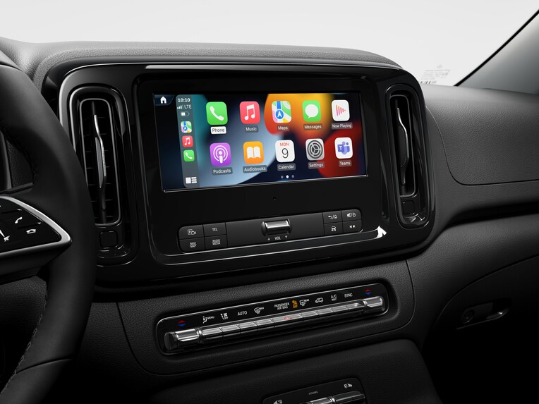 Smartphone Integration im Mercedes-Benz Vito.