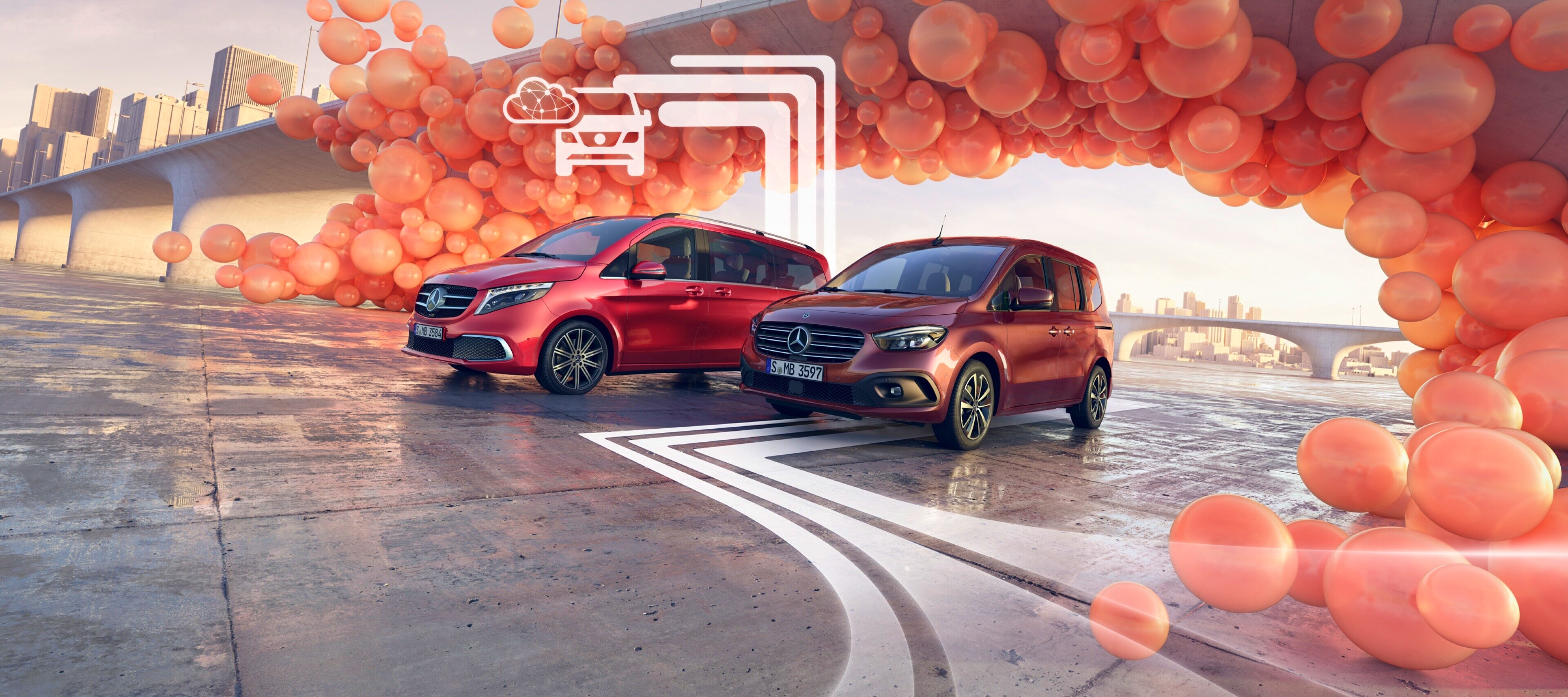 Digital Extras per clienti privati | Veicoli Commerciali Mercedes-Benz Richiedi l'upgrade digitale per il tuo van e organizza ancora più comodamente le tue giornate di lavoro, il tempo libero e le attività con la tua famiglia.
