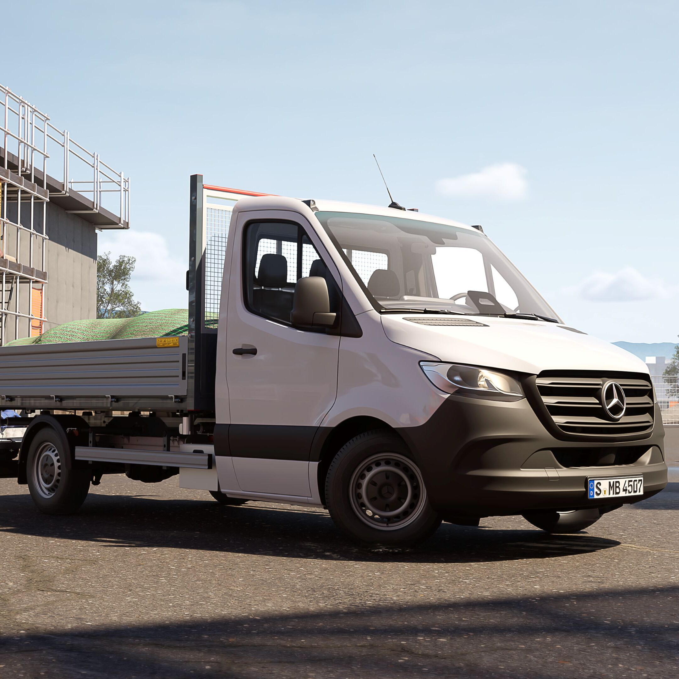 Le Sprinter avec tribenne.