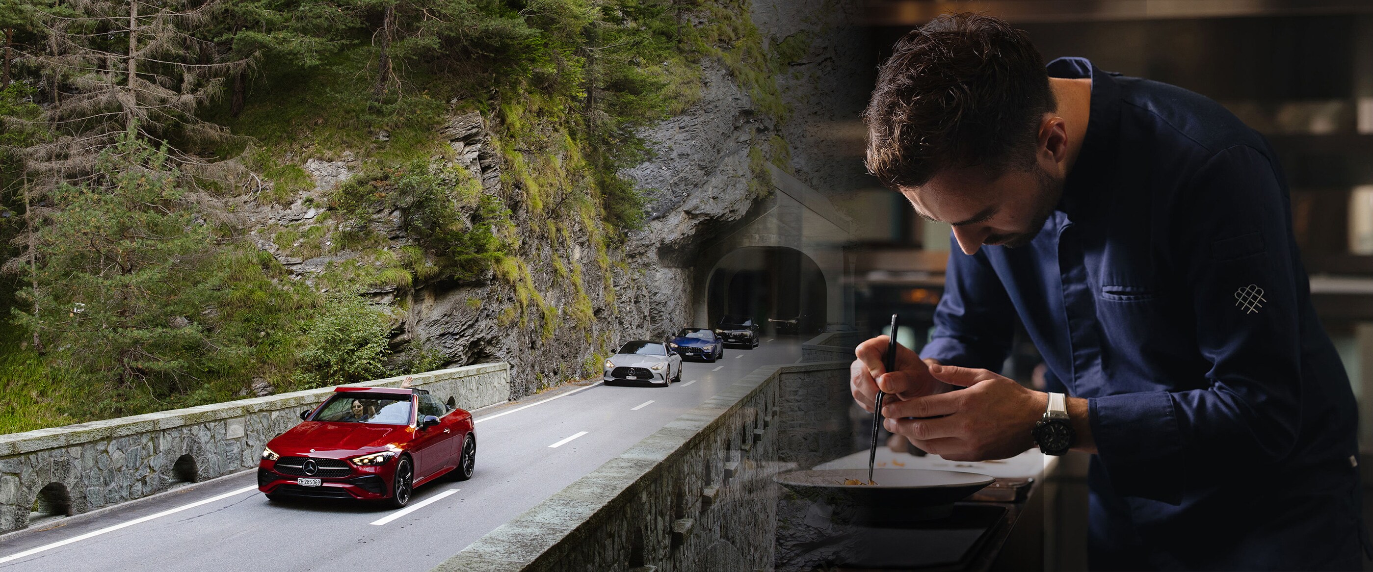 Ausfahrt durch malerische Landschaften und Spitzenkoch Silvio Germann.