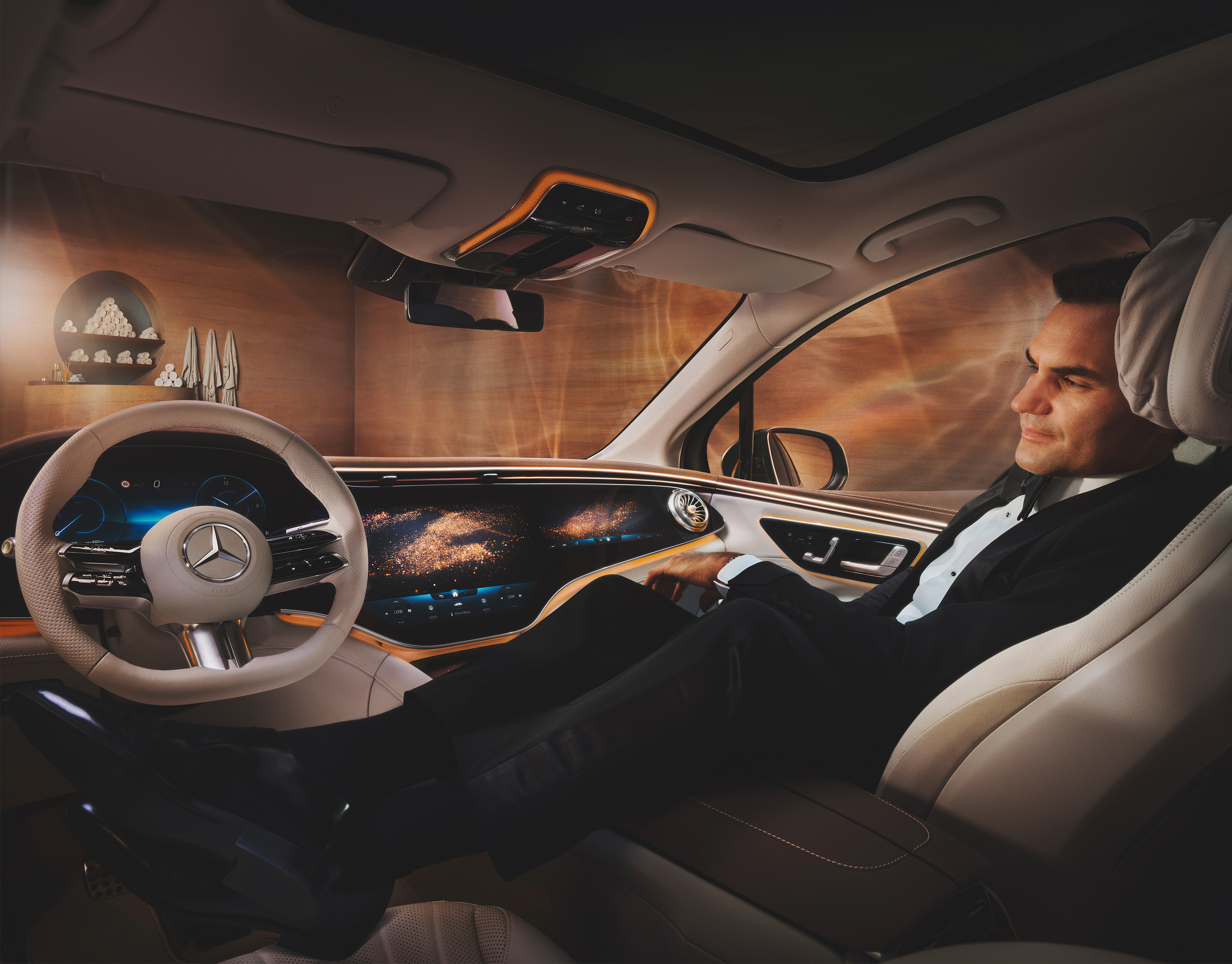 Roger Federer dans la campagne globale de la marque Mercedes-Benz 2024 Roger Federer dans la campagne globale de la marque Mercedes-Benz 2024