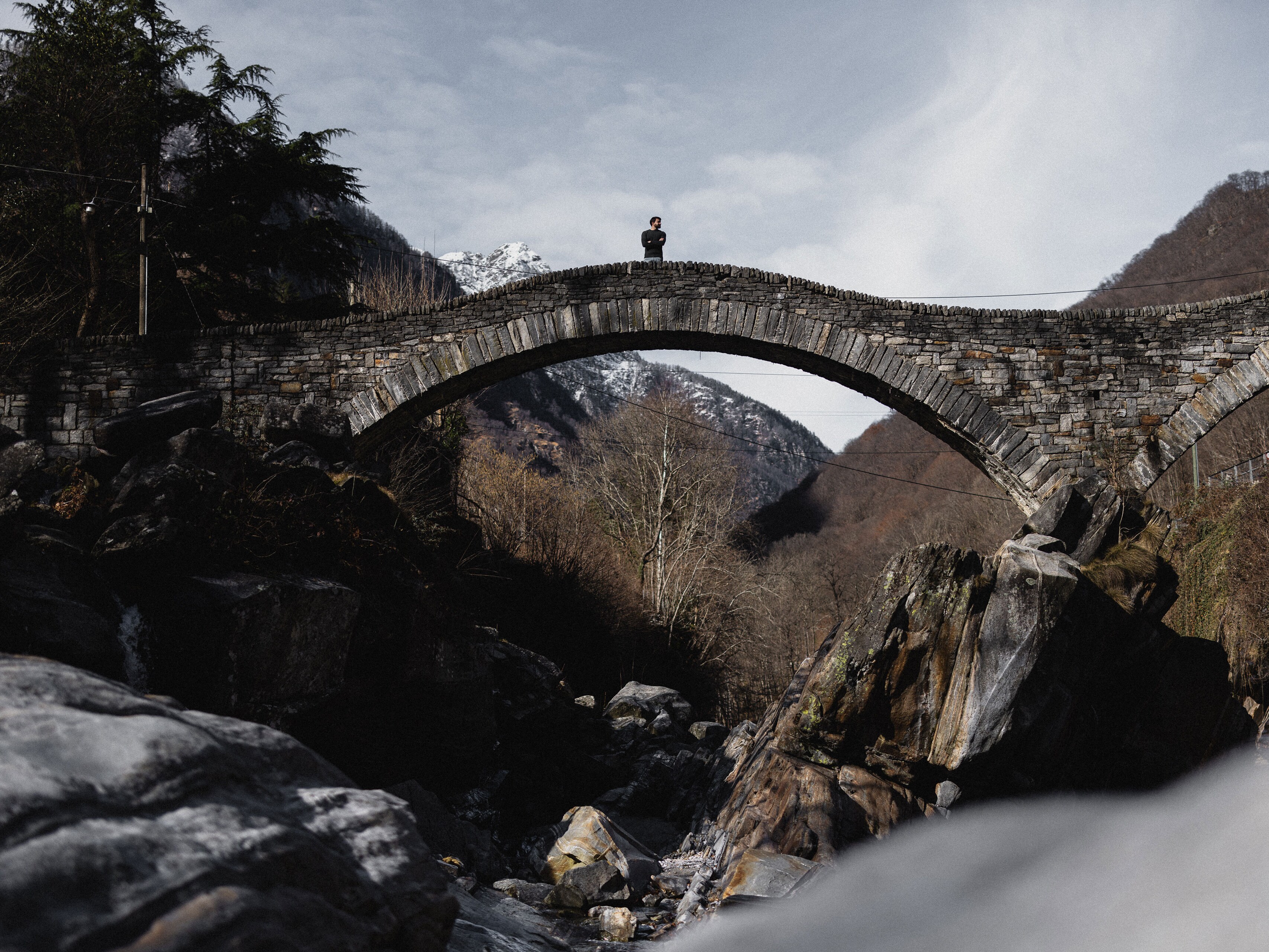 Marco Campanella auf Tour im Tessin