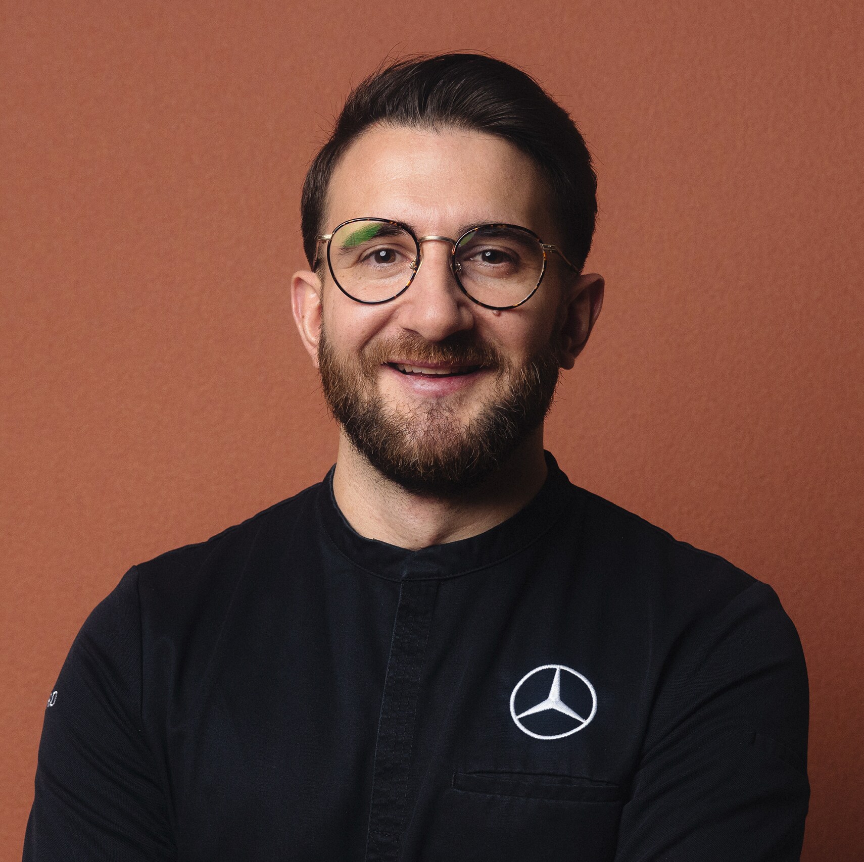 Sternekoch Marco Campanella in seiner Küche.