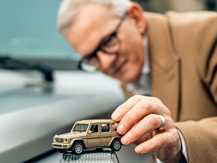 Mercedes Classe G: icona con angoli e spigoli