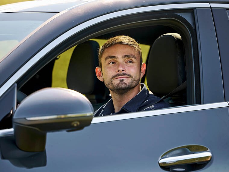 Le grand chef Guy Ravet au volant du GLC Coupé