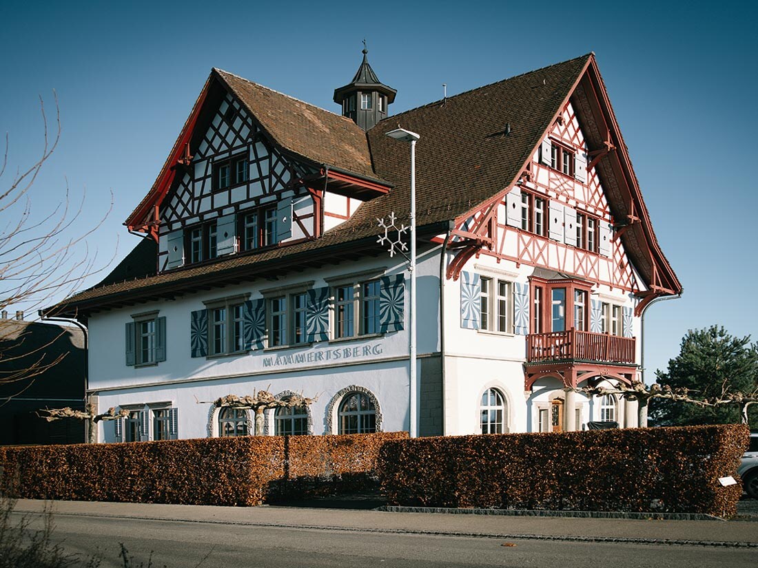 Das malerische Landschloss, Restaurant Mammertsberg.