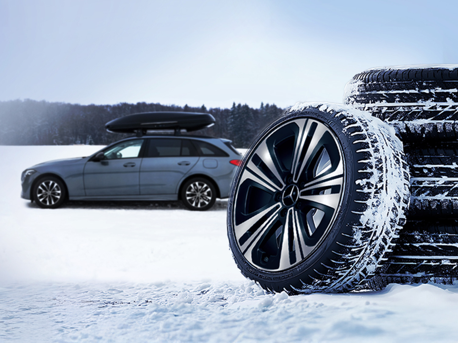 Roues et jantes complètes de Mercedes-Benz. Roues et jantes complètes de Mercedes-Benz.